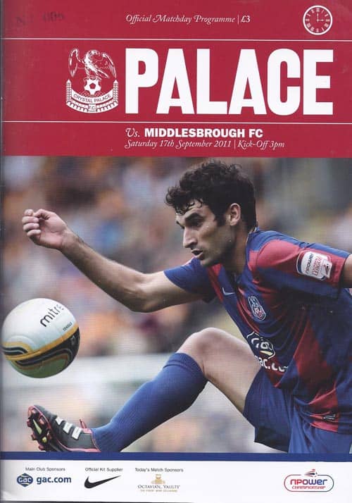 Crystal Palace FC v Middlesbrough FC